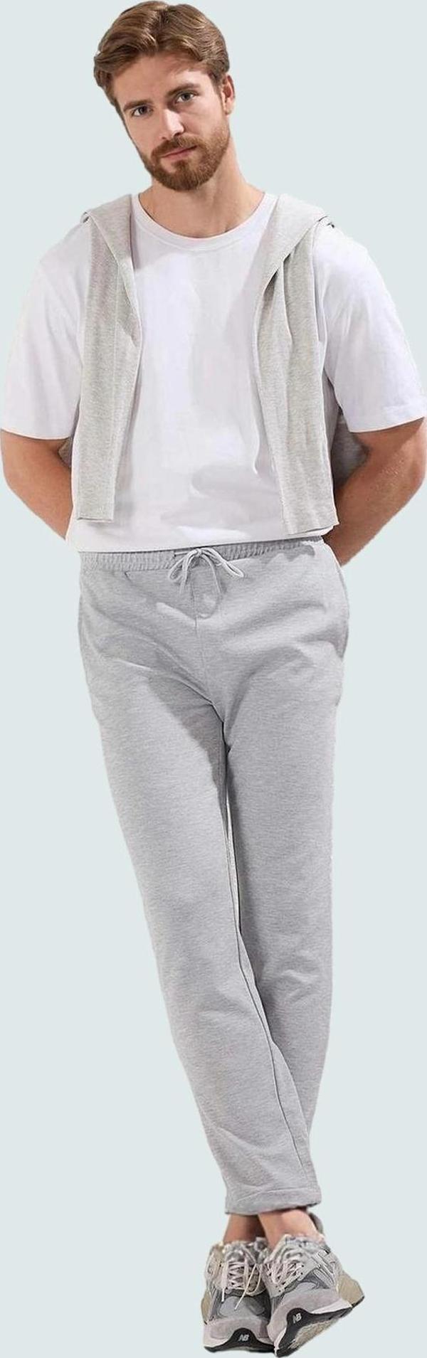 Erkek Günlük Jogger Pantolon Rahat Lastikli Bel Dar Paça Dokuma Kumaş Yaz Aylarının Vazgeçilmezi - Image 1