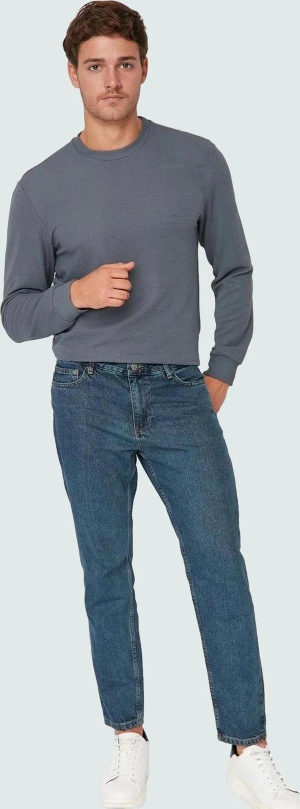 Erkek Denim Kot Pantolon Pamuk Relaxed Fit Dar Paça Günlük Stil Yaz Aylarının Vazgeçilmezi - Image 1