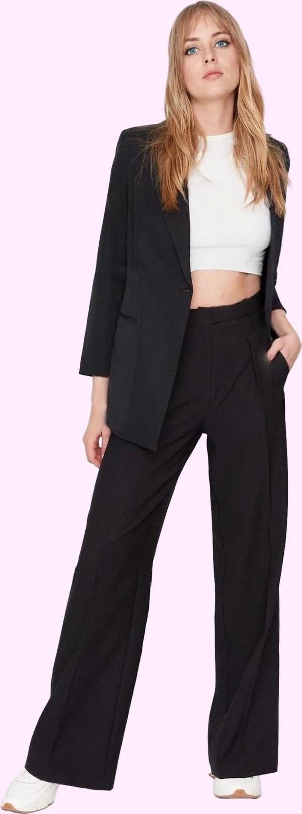 Kadın Regular Pantolon Finike Dokuma Kumaş Casual Stil Rahat Kesim Yaz Aylarının Vazgeçilmezi - Image 1
