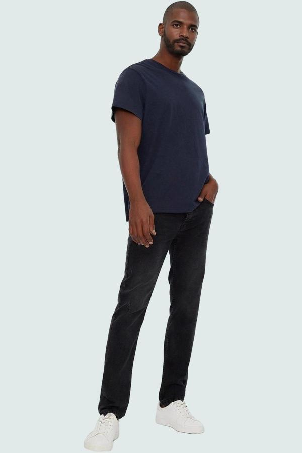 Erkek Regular Boy Denim Pantolon 5 Cep Skinny Kalıp Esnek Günlük Kullanım İçin Özel Günler - Image 1