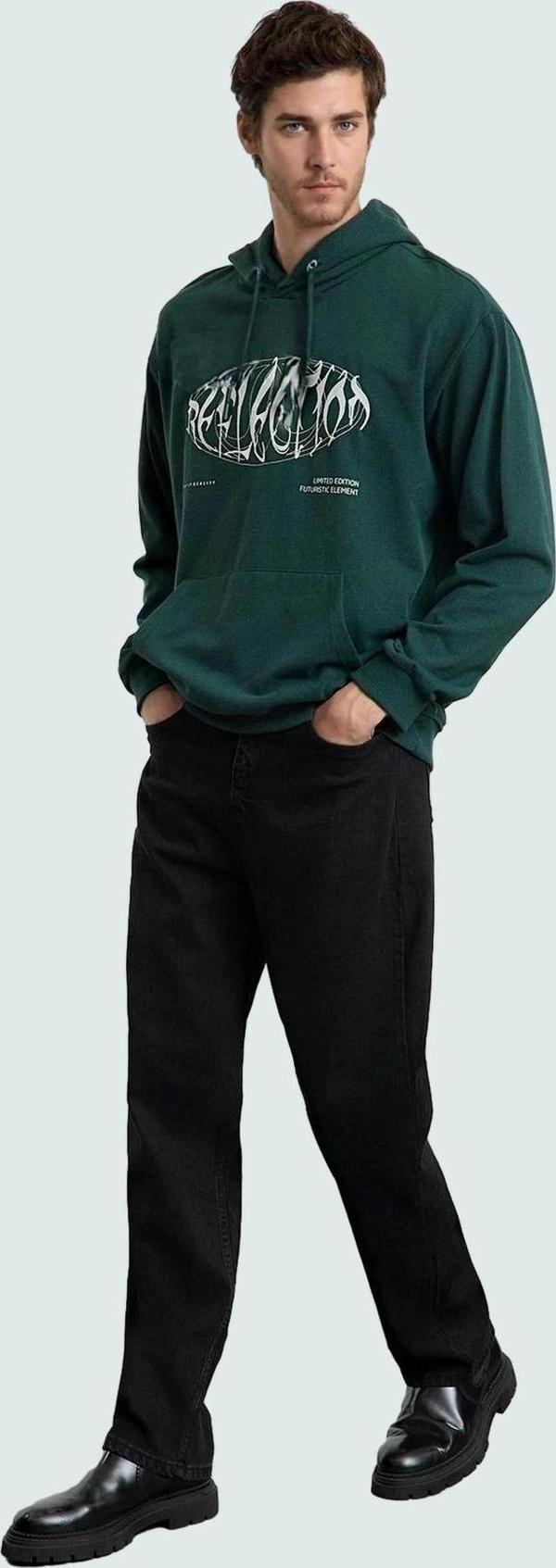 Erkek Denim Straight Fit Bol Kot Pantolon Pamuk Rahat Günlük Stil Yaz Aylarının Vazgeçilmezi - Image 1