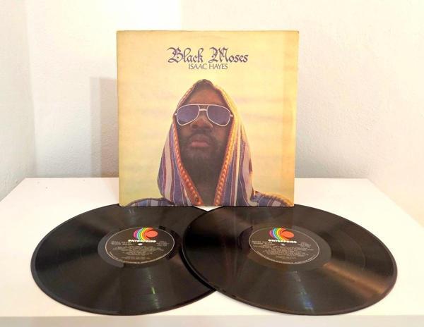 Uraz Plak Isaac Hayes - Black Moses (1971 US; 2 Plak, Nadir Albüm) - Image 1