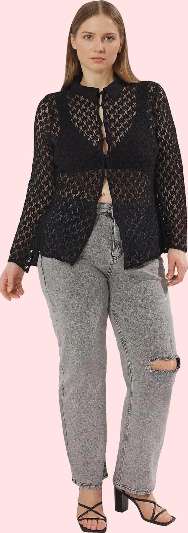 Kadın Çiçekli Desenli Relaxed Gömlek Uzun Kol Günlük Kombinler İçin Yaz Aylarının Vazgeçilmezi - Image 1