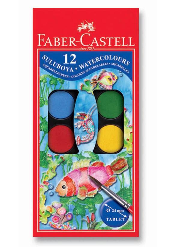 Faber Castell Sulu Boya 12 Li Küçük - 2 adet - Image 1