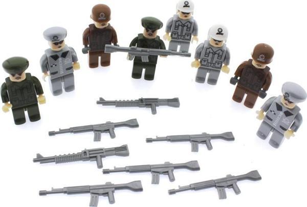 Ausini Army 8'li Tüp Kutu Figür Seti - Image 1