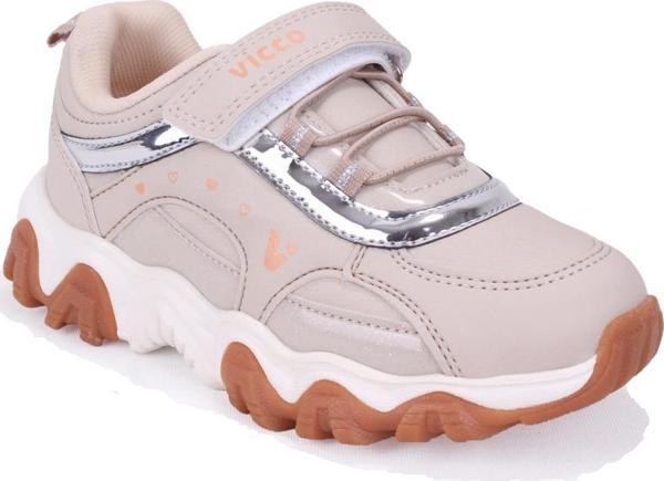 Vicco Dream 346F25K210 Bej Ortopedik Günlük Kız Çocuk Spor Ayakkabı - Image 1