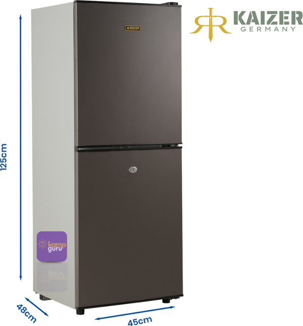 KAiZER Germany  140 Buzdolabı ALTTAN BUZLUK - Antrasit 12 volt / 24 volt - Image 1
