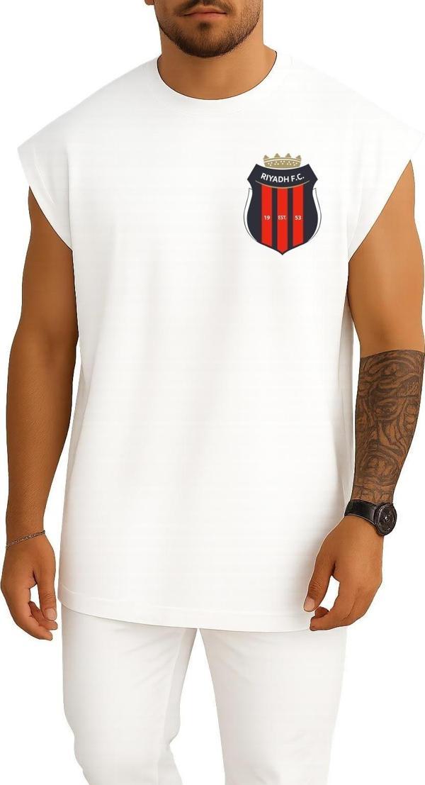Oversize Al Riyadh Saudi Cep Tasarımlı Unisex Spor Atlet - Image 1