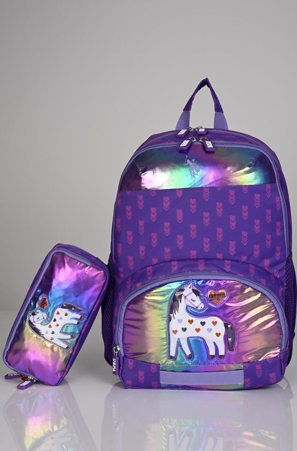 U.s. Polo Assn. Plcan24218 İlkokul Sırt Çantası + Kalemlik Seti - Image 1