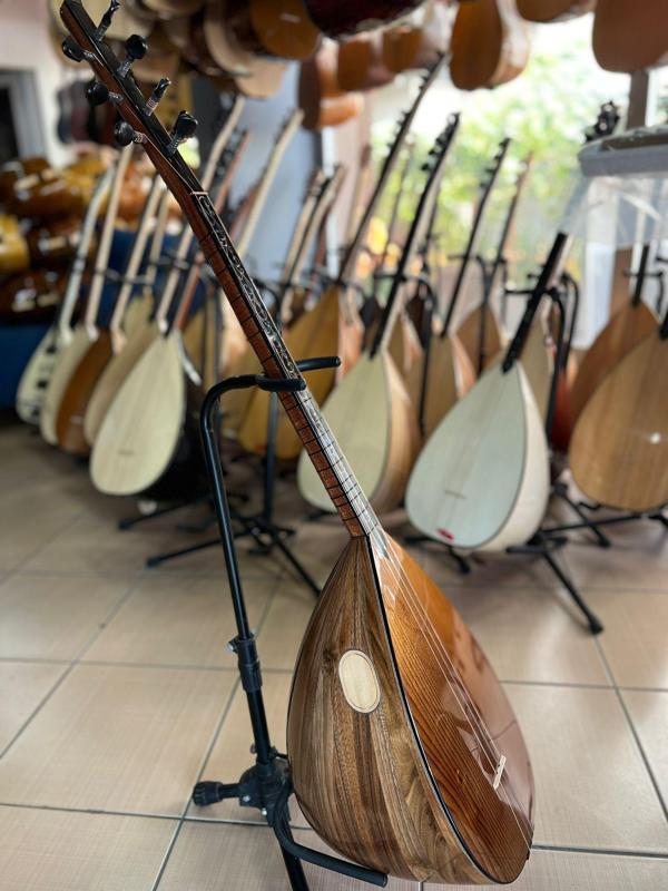 Amerikan Ceviz Tekne Kısa Sap Bağlama (soft kılıf, yedek Tel ve mızrap hediye) - Image 1