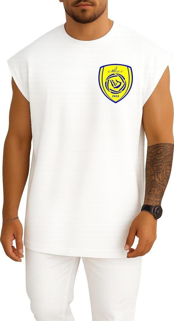 Oversize All Nasr Fc Saudi Cep Tasarımlı Unisex Spor Atlet - Image 1