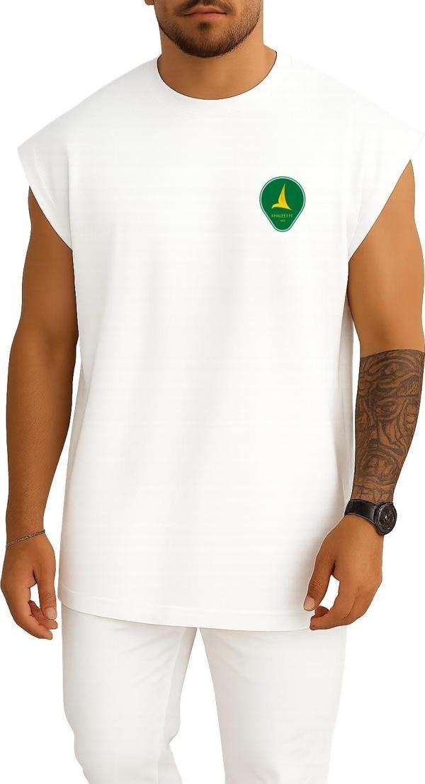 Oversize Khaleej Fc Saudi Cep Tasarımlı Unisex Spor Atlet - Image 1