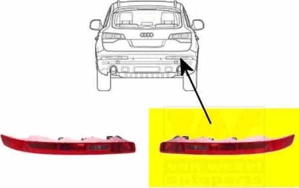 Volkswagen Q7 2007  Reflektör Arka Sağ 2202453 (Oem No:4L0945096) - Image 1