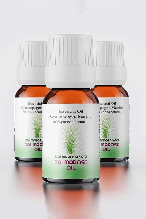PROCLİS Palmarosa Yağı, Uçucu Yağ, Palmarosa Oil, Cymbopogon Martini 3x10 ml, 3'lü Set - Image 1