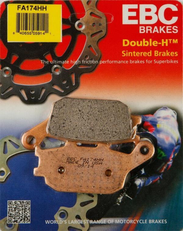 Ebc Fa174Hh 1999-2015 Suzuki SV650S Uyumlu Arka Fren Balatası Sinterli Balata - Image 1