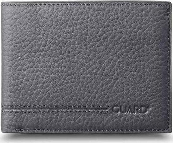 Guard Mat Siyah Klasik Hakiki Deri Erkek Cüzdanı P171 - Image 1