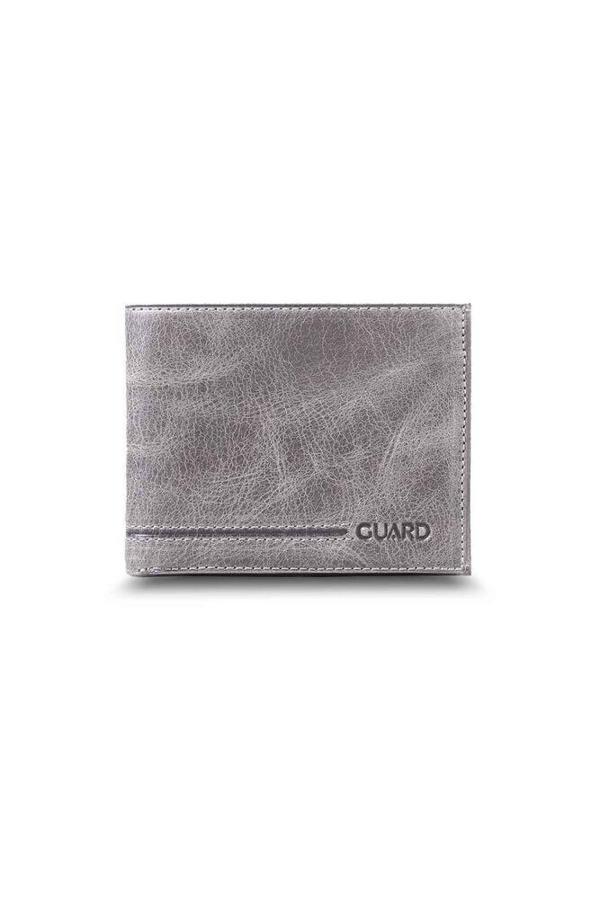 Guard Antik Gri Klasik Hakiki Deri Erkek Cüzdanı P171 - Image 1