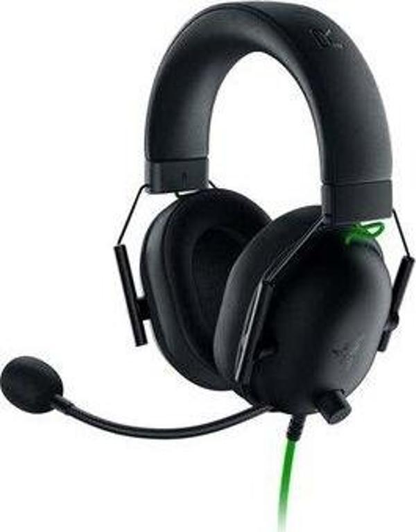 Razer Blackshark V2 X Kablolu Mikrofonlu Kulak Üstü Oyuncu Kulaklığı Siyah - Image 1
