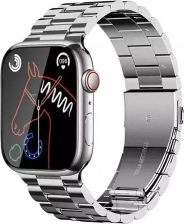Winex Watch 8 Ws92 Max Amoled Ekran Android iOS Harmonyos Uyumlu Akıllı Saat Gümüş - Image 1
