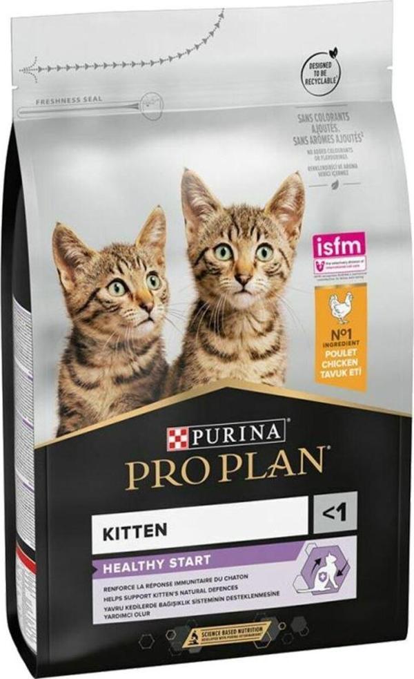 Purina Pro Plan Original Kitten Chicken Tavuklu Junior Yavru Kedi Maması 3 Kg - Image 1