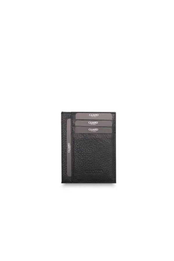 Guard Smart Mat Siyah Hakiki Deri Kartlık Erkek / Kadın P1092 - Image 1