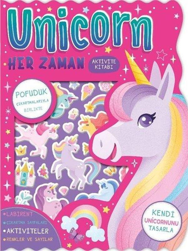 Unicorn Her Zaman - Çıkartmalı Aktivite Kitabı - İndigo Çocuk - Image 1