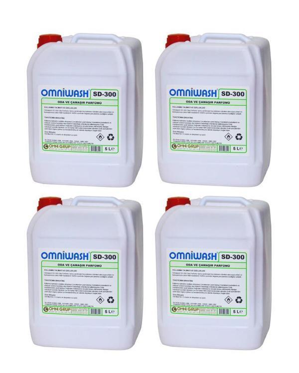 Omniwash SD-300 Ihlamur Oda ve Çamaşır Parfümü 5 Litre 4 Adet - Image 1