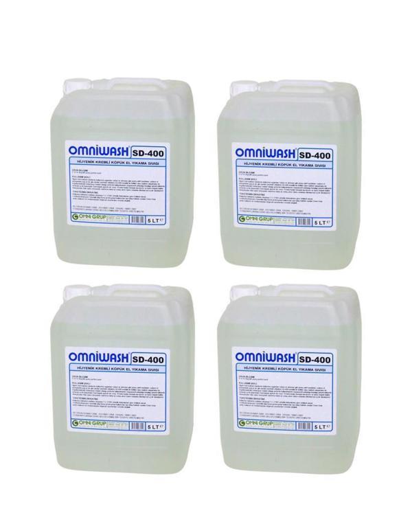 Omniwash SD-400 5000ml Hijyenik Köpük Sıvı El Sabunu 4 Adet - Image 1