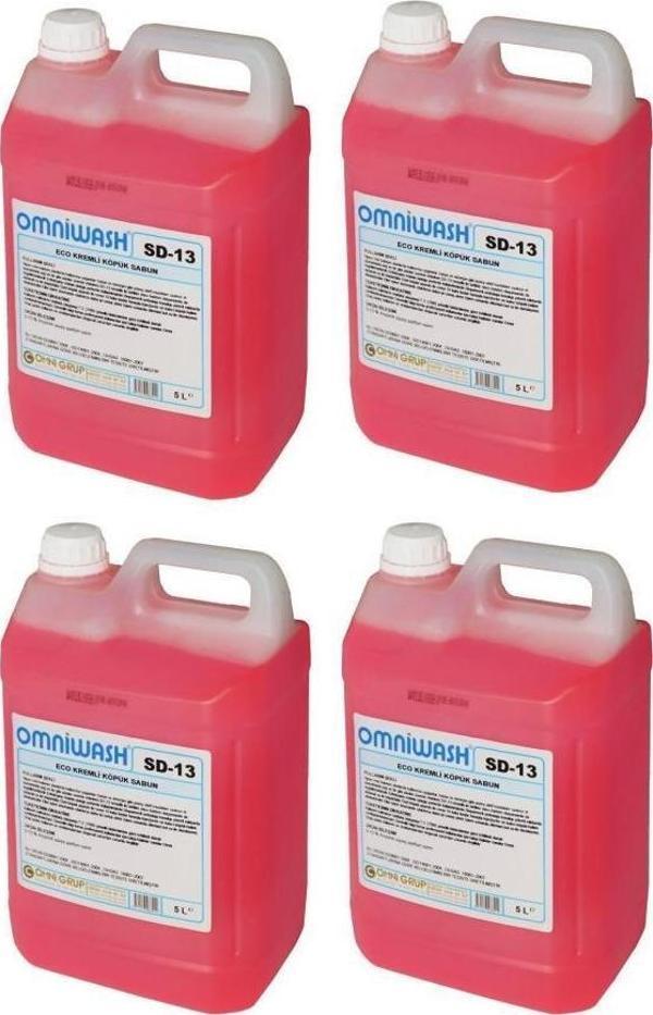 Omniwash SD-13 5000ml Eco Hijyenik Köpük Sıvı El Sabunu 4 Adet - Image 1