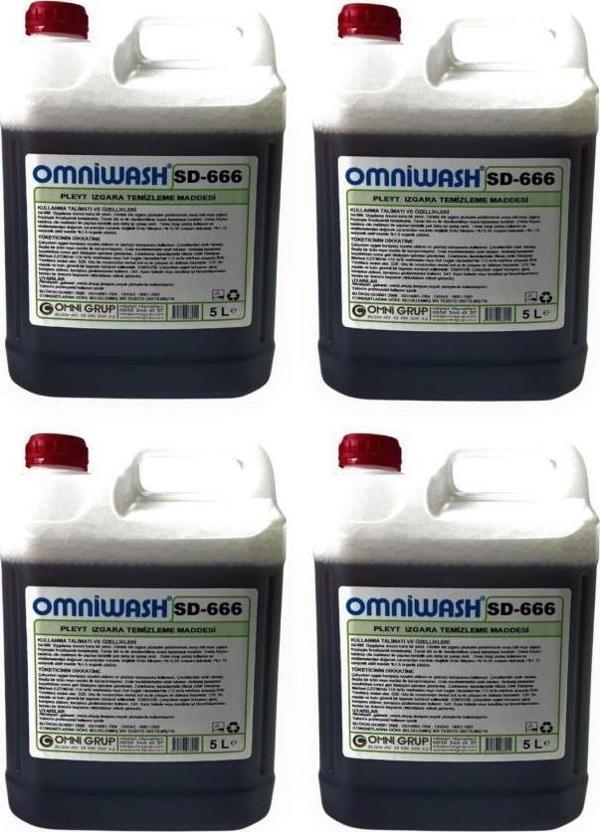 Omniwash Sd-666 Pleyt Izgara Temizleme 5000 ml 4 Adet - Image 1