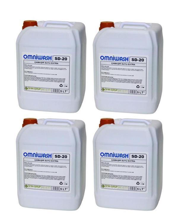 Omniwash SD-20 Çamaşır Suyu Extra 5000ml 4 Adet - Image 1