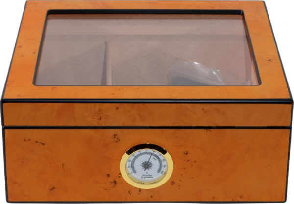 PremiumQuality Reina Taba Desenli Sedir Humidor Puro Kutusu - Image 1
