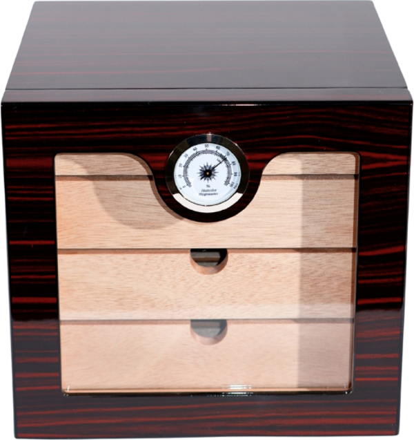 PremiumQuality Bellavista Kahverengi Sedir Humidor Puro Kutusu - Image 1