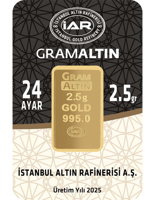 2,5 GRAM 24 AYAR İAR GRAMALTIN - Image 1