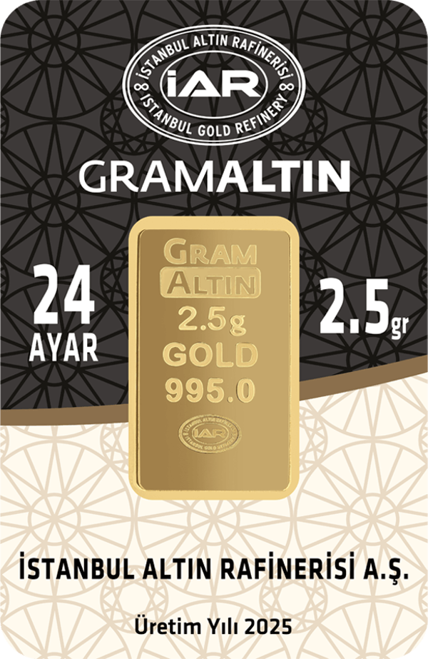 2,5 GRAM 24 AYAR İAR GRAMALTIN - Image 1
