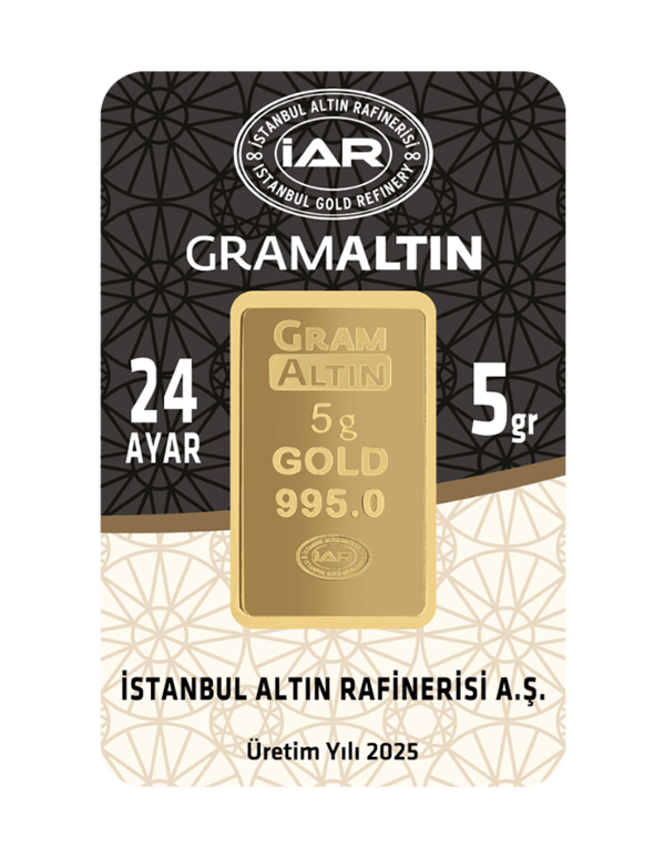 5 GRAM 24 AYAR İAR GRAMALTIN - Image 1
