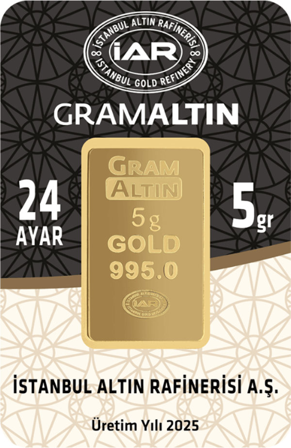 5 GRAM 24 AYAR İAR GRAMALTIN - Image 1