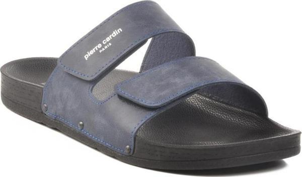 Pierre Cardin PC-7039 M Büyük Numara Lacivert Erkek Terlik - Image 1