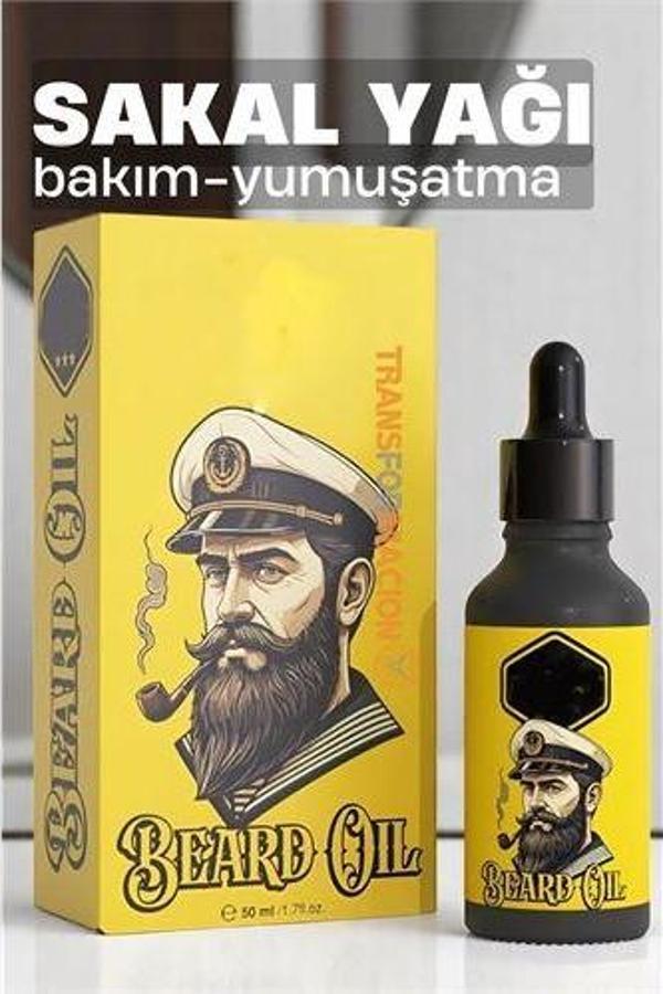 Sakal Bakım Yağı - Nemlendirici Sakal Yağı Sakal Yumuşatıcı 50 ML - Image 1