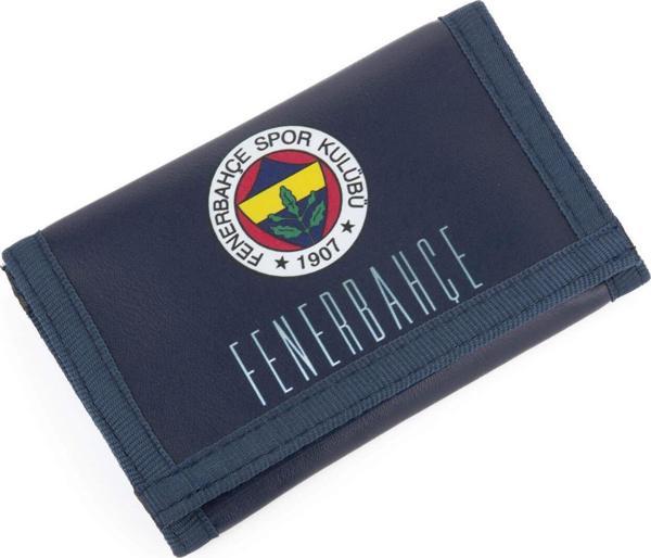 Fenerbahçe Arma Desenli Fenerbahçe Yazılı Suni Deri Cüzdan Lisanslı - Image 1
