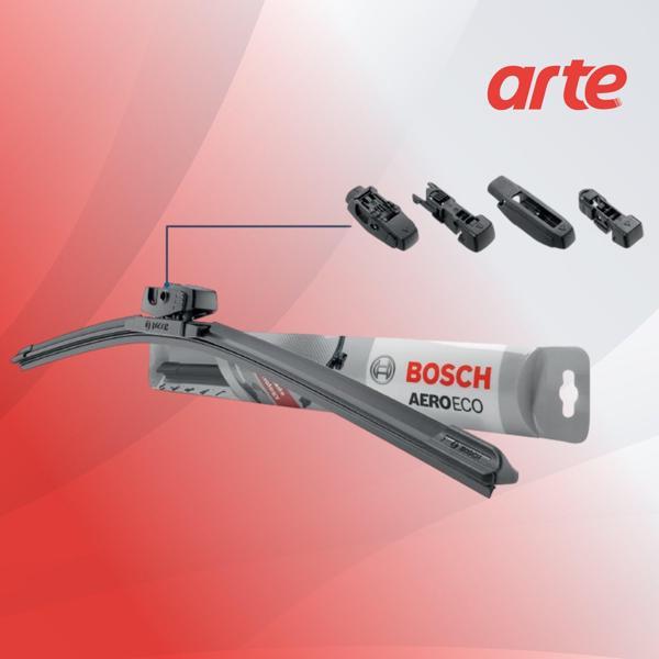 Fiat Punto Evo (2009–2012) Uyumlu | Bosch AeroEco Ön Silecek Takımı | 2'li Set | - Image 1