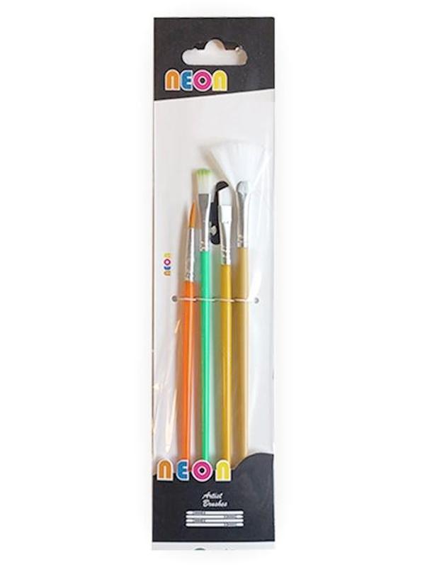 Neon Fırça Seti 4Lü Hkd141 - 2 paket - Image 1