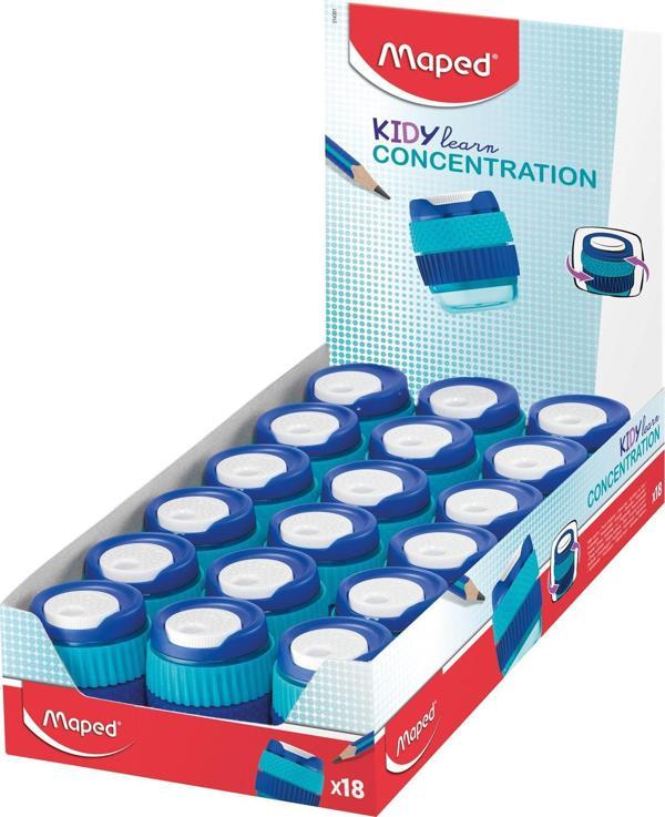 Kidylearn Konsantrasyon Tek Delikli Kalemtraş (18 Li Paket) 014301 - Image 1
