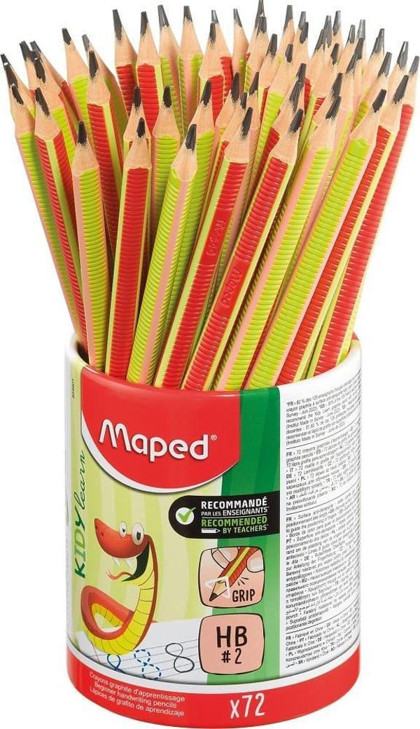 Black Pep'S Kidy Learn Silgisiz Kurşun Kalem HB 72'Li Kavanoz 854601 - Image 1