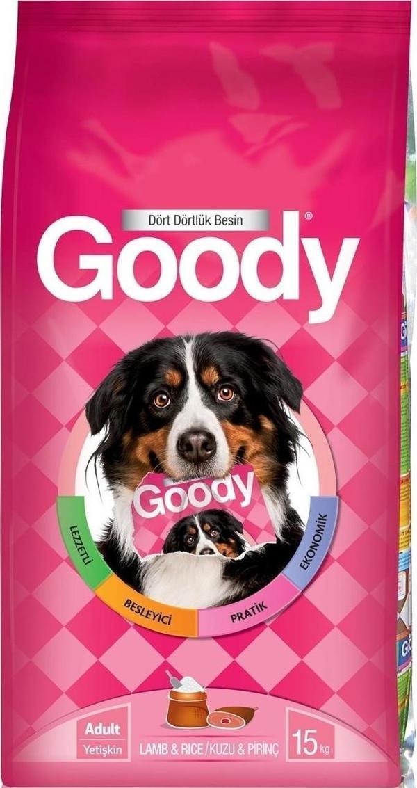 Goody Kuzu Etli ve Pirinçli Yetişkin Köpek Maması 15 Kg - Image 1