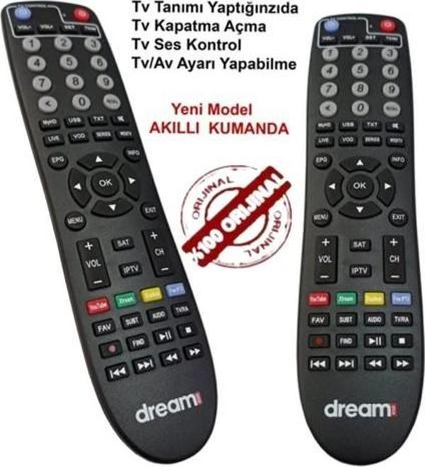 Dreamstar Masterplus Uydu & Tv Akıllı Kumandası (Orjinal) - Image 1