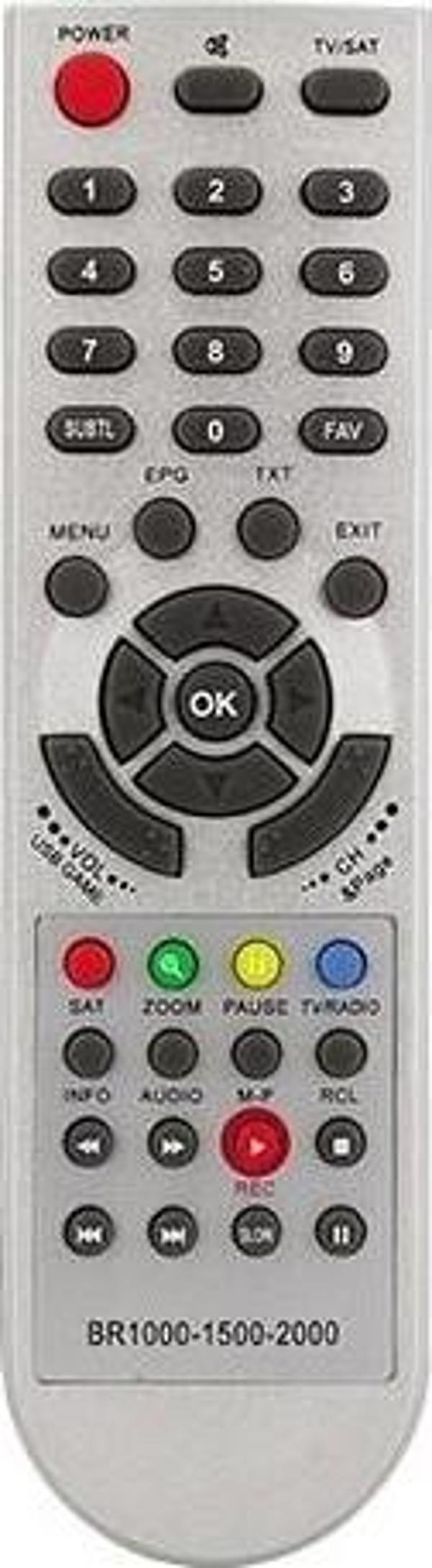 Redline Weko Kr Redlıne BR-1000*1500*2000 Pvr Uydu Kumandası - Image 1
