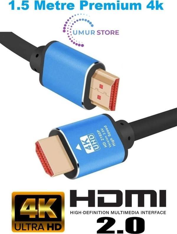 4K HDMI Kablo Premium Gaming Sinema Tv Uydu Uyumlu - Image 1