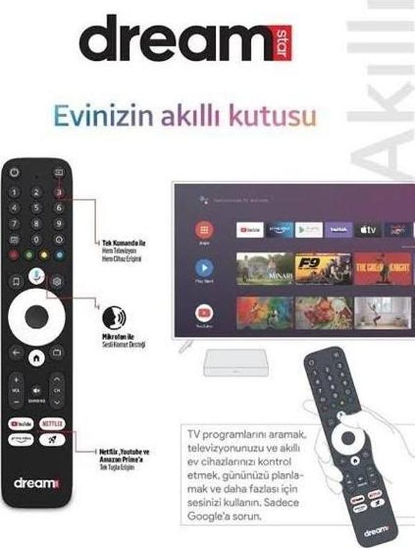 Dreamstar Nova Orjinal Ses Komutlu Kumanda - Image 1