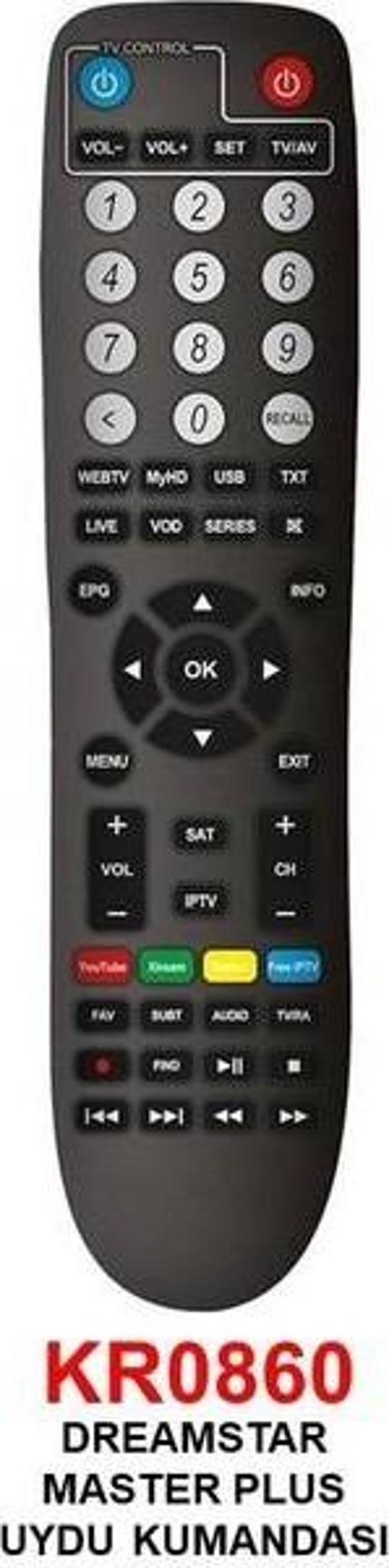 Dreamstar Master Hd Iptv Uydu Kumandası - Image 1
